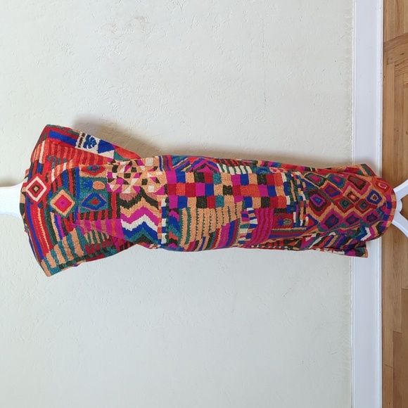 Colorful Geometric Pattern Dress - Picture 8 of 10